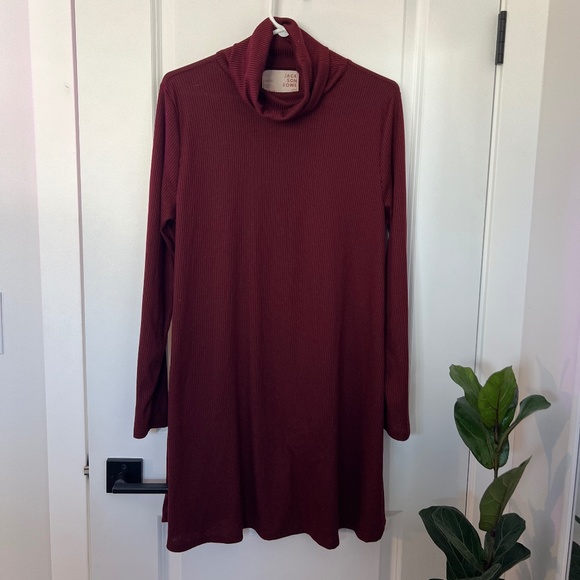 Jackson Rowe Turtleneck Sweater Dress - Picture 1 of 3